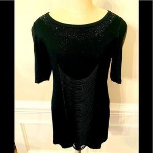 STUNNING! SIMON CHANG Sheer Lace Top
